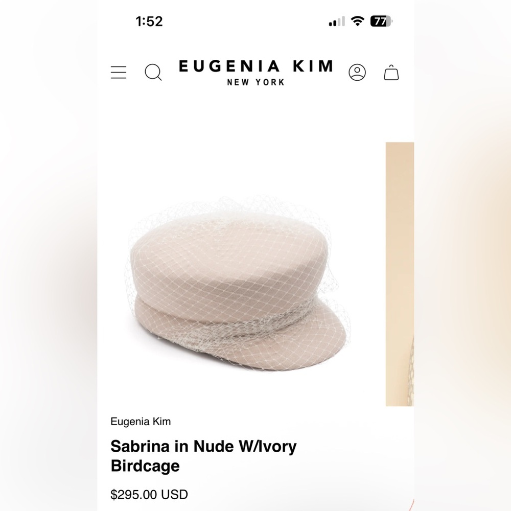 Eugenia Kim Sabina in Nude with Ivory Birdcage